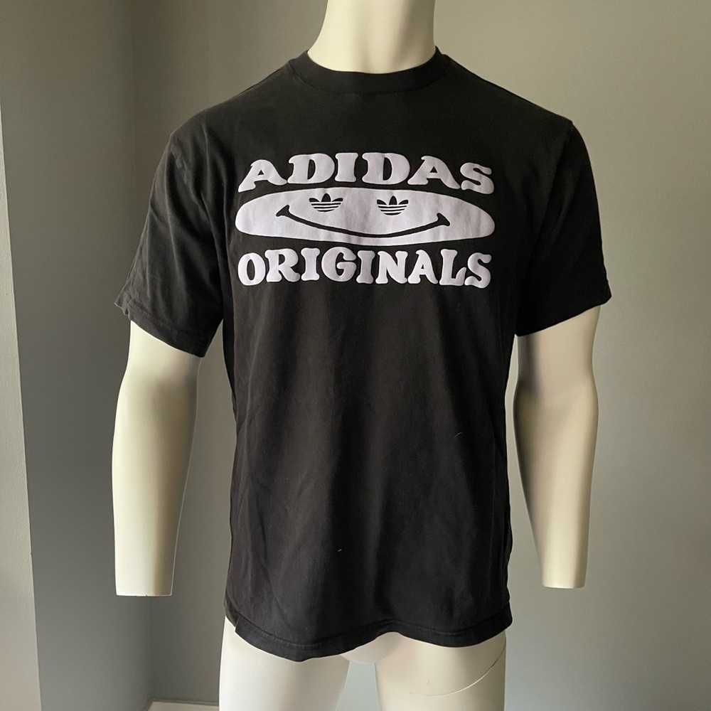 Adidas Originals Black Tee with White Logo